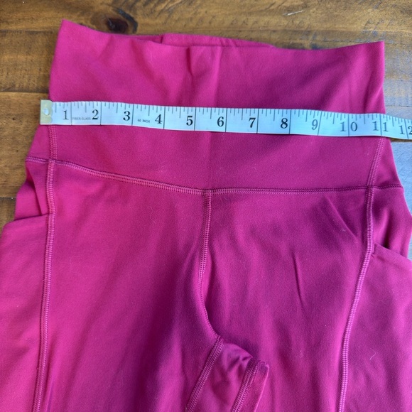 Lululemon Align High Rise Pants Leggings With Pockets Pomegranate red pink - Picture 8 of 10